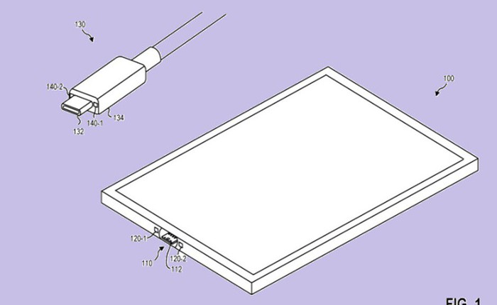 Microsoft nộp đơn xin cấp bằng sáng chế cho cổng USB-C từ tính trên Surface
