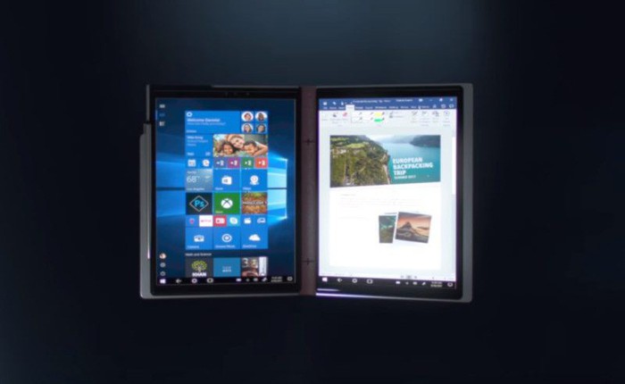 Hé lộ laptop màn hình gập chạy Snapdragon 8cx trong sự kiện của Qualcomm
