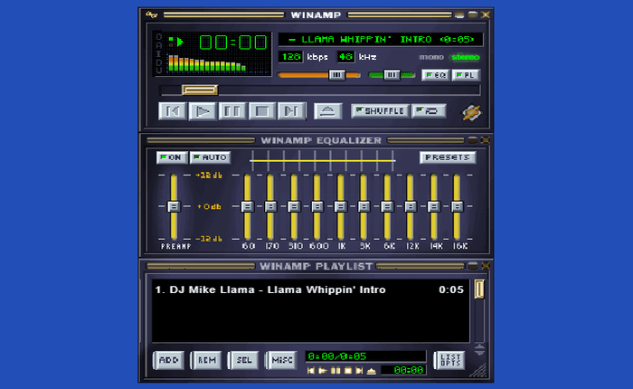 Trang web giả lập trình phát nhạc Winamp này sẽ đưa bạn trở lại hồi ức những năm cuối thế kỷ 20