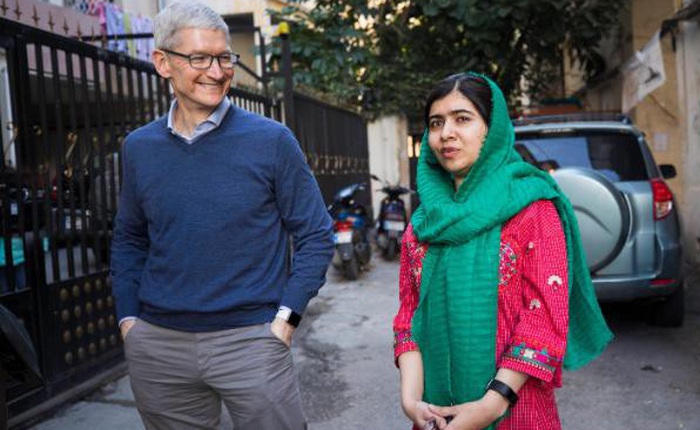 Apple bắt tay với quỹ Malala Fund để giúp các bé gái trên toàn thế giới được đi học