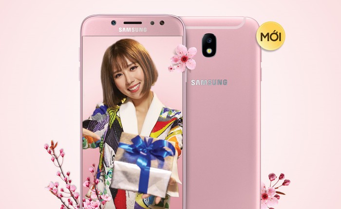 Samsung chính thức trình làng Galaxy J7 Pro màu hồng tại Việt Nam, giá bán lẻ 6,99 triệu
