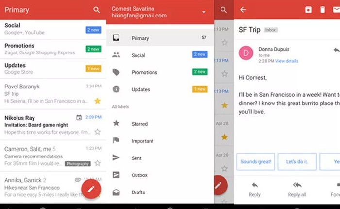 Google giới thiệu ứng dụng Gmail Go cho Android, siêu nhẹ cho smarthome yếu