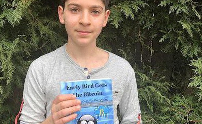 Cậu bé 11 tuổi viết sách về bitcoin để trẻ em nào cũng có thể hiểu được công nghệ blockchain