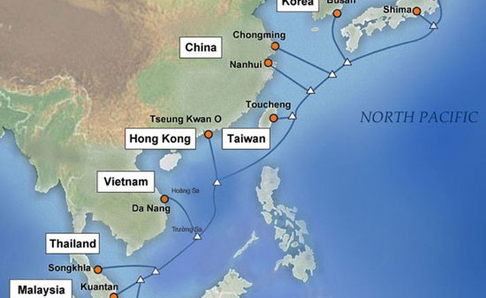 Cáp APG gặp sự cố cách HongKong 125 km, Internet Việt Nam đi quốc tế bị ảnh hưởng