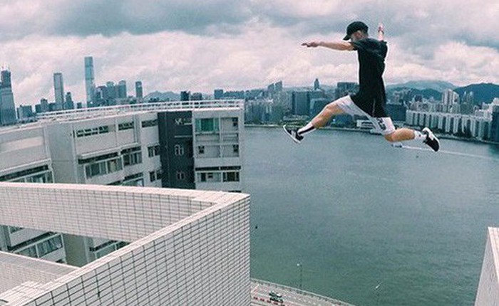Lao nhanh trên sân thượng, nhảy qua các tòa nhà đầy nguy hiểm, 3 thanh niên khiến netizen Trung phẫn nộ vì hành động dại dột