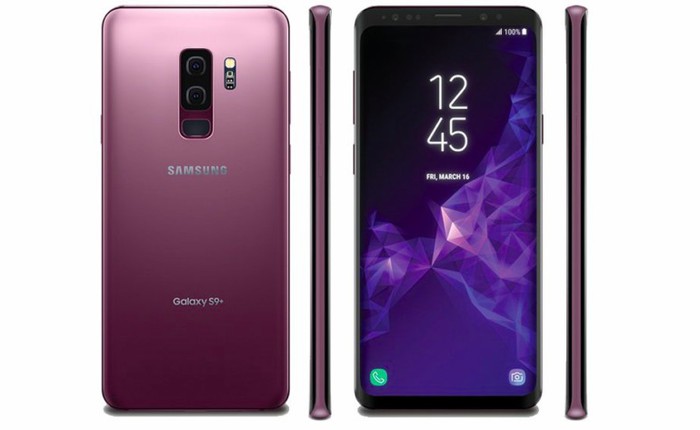 Samsung Galaxy S9 và S9+ lộ diện với màu tím Lilac Purple tuyệt đẹp