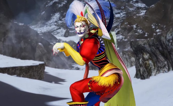 Đại ác nhân Kefka trong Final Fantasy VI đẹp trai bất ngờ khi xoá bỏ lớp sơn trang điểm