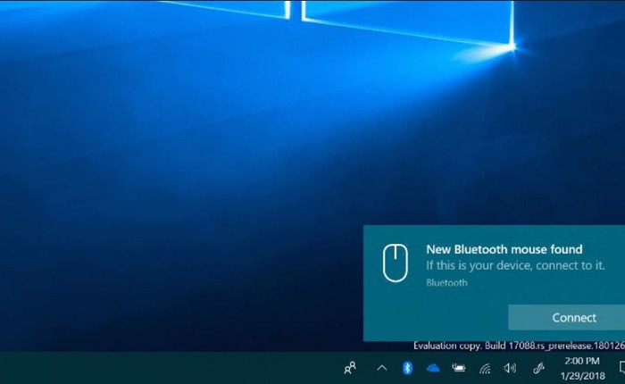 Bản cập nhật Windows 10 sắp tới sẽ đơn giản cách kết nối Bluetooth với một nút bấm