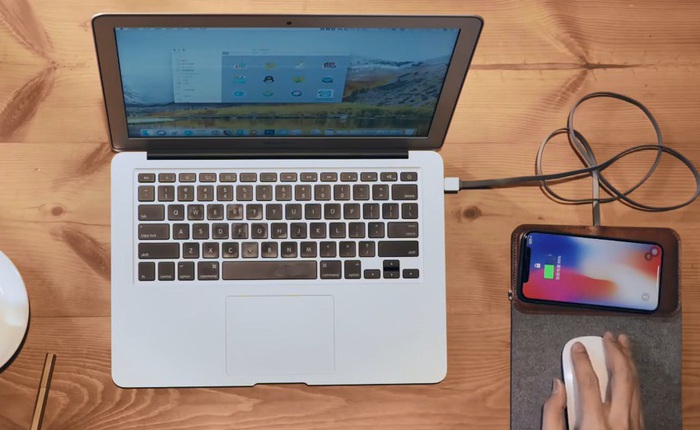 MousePad+ sẽ thay đổi quan niệm của bạn về một chiếc đế sạc không dây và bàn di chuột