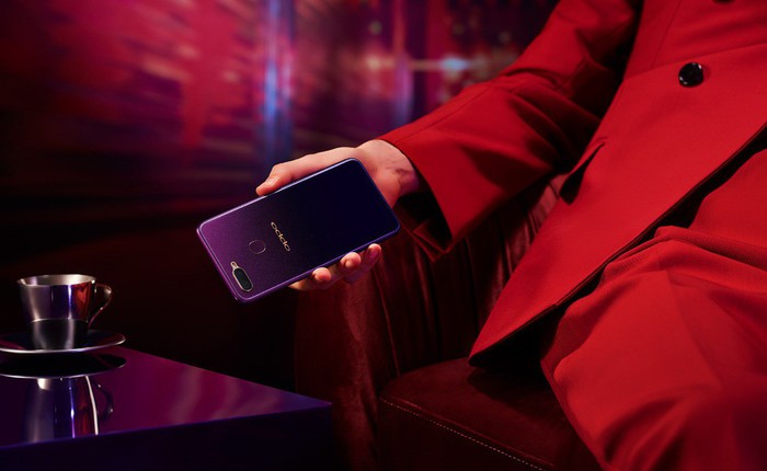 Điểm danh xu hướng thiết kế nổi bật trên OPPO F9 Tím Tinh Tú