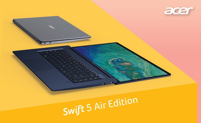 Hiệu quả vượt trội với dòng laptop “siêu mỏng, siêu nhẹ” Acer Swift Series