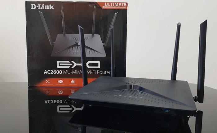 D-Link EXO AC2600: chiếc router có hình dáng không mấy ấn tượng này lại là một thiết bị mạng chuyên về giải trí dành cho game thủ