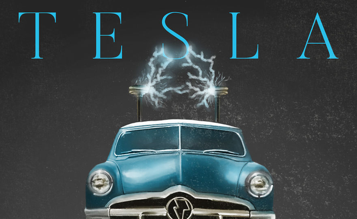 Nếu được tạo ra vào năm 1950, quảng cáo xe điện Tesla trông sẽ như thế này