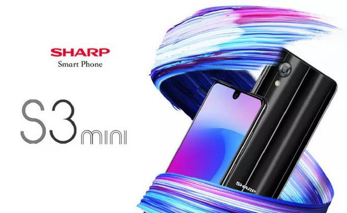 Sharp S3 Mini với màn hình "tai thỏ" (17:9), camera tự sướng 20 MP chính thức ra mắt
