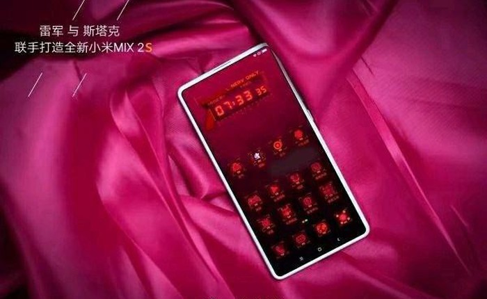 Xiaomi Mi MIX 2S lộ ảnh báo chí, không hề có tai thỏ, camera kép phía sau