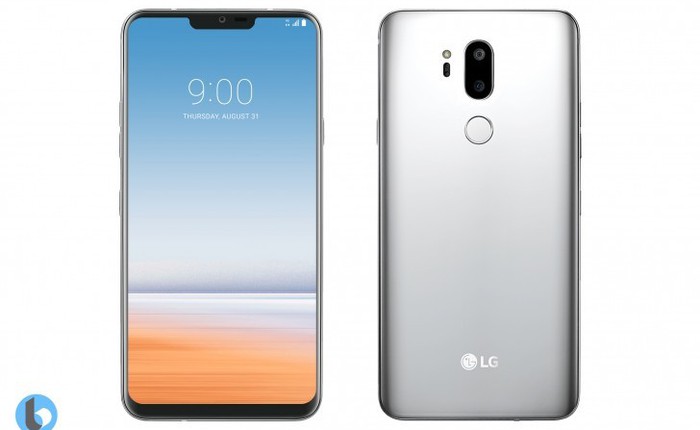 Xuất hiện bộ ảnh render LG G7 với "tai thỏ" và màn hình gần như không viền