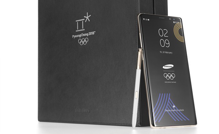 Samsung tặng hơn 4.000 chiếc Galaxy Note 8 phiên bản đặc biệt cho các vận động viên tham dự Thế vận hội Mùa Đông 2018