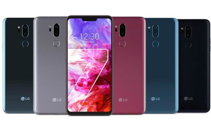 Lộ diện tùy chọn màu sắc LG G7 ThinQ trước ngày ra mắt