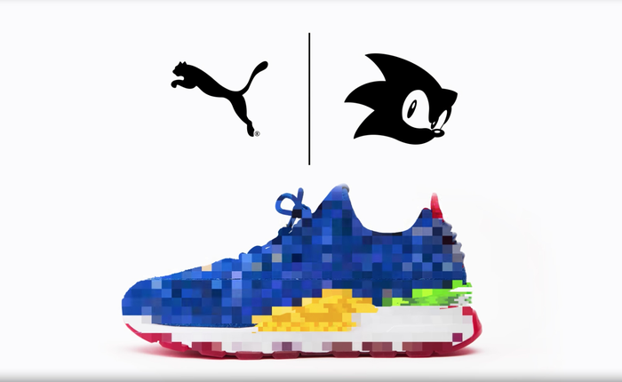 SEGA hợp tác PUMA cho ra mắt mẫu sneakers ấn tượng lấy cảm hứng từ "Sonic the Hedgehog"