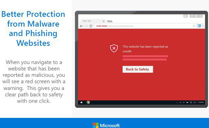 Microsoft tung ra extension bảo mật Windows Defender cho trình duyệt Google Chrome