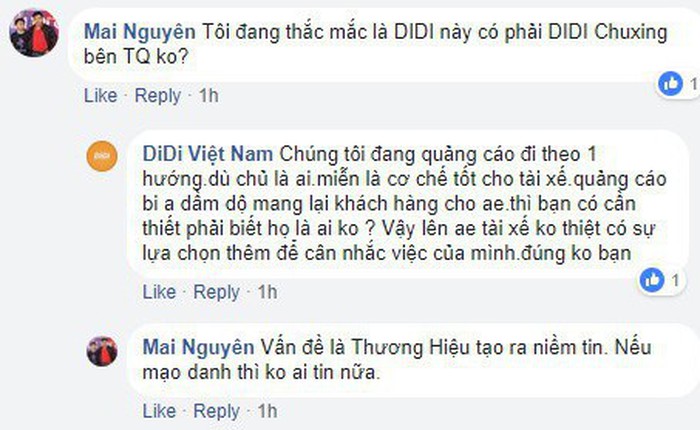 Ứng dụng Didi nhái "vua gọi xe Trung Quốc" tiếp tục xuất hiện tại Việt Nam, chiêu mộ tài xế cũ của Uber