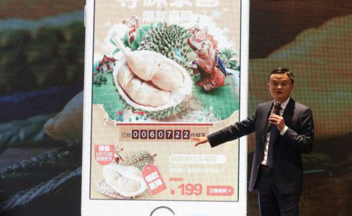 Jack Ma vừa giúp Thái Lan bán được 200 tấn sầu riêng trong vòng đúng 1 phút