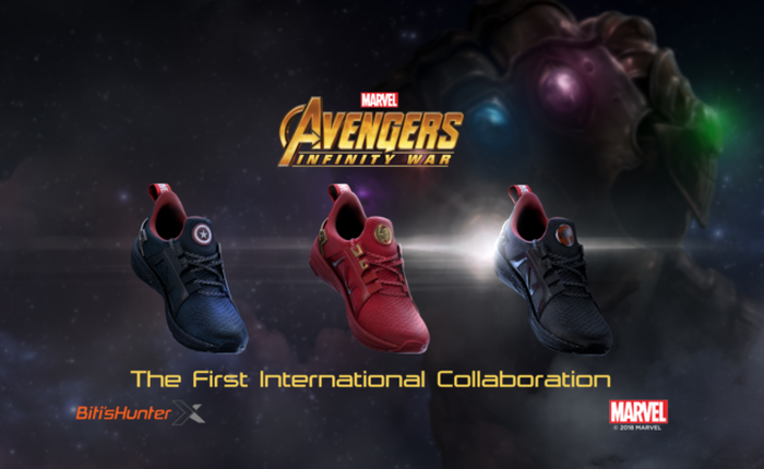 Biti's ra mắt ba mẫu giày siêu anh hùng HUNTER X MARVEL ngay dịp công chiếu Avengers: Infinity War