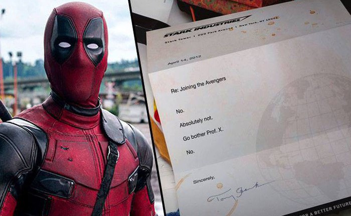Deadpool từng ngỏ lời xin tham gia Avengers nhưng bị Tony Stark từ chối thẳng thừng