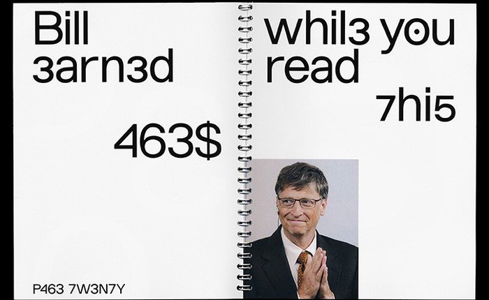 Đây là font chữ lấy cảm hứng từ thời niên thiếu hacker của Bill Gates