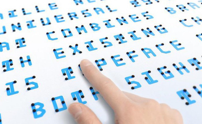 Đây là font chữ kết hợp giữa chữ nổi Braille, các ký tự Latin và tiếng Nhật