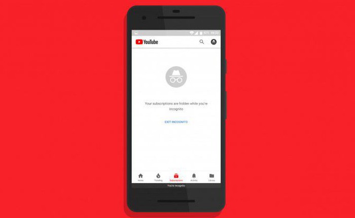 YouTube đang thử nghiệm chế độ ẩn danh giúp không lưu lại những video đã xem trong lịch sử tài khoản người dùng