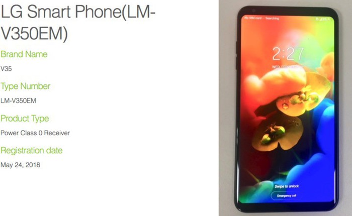 LG V35 lộ hình ảnh thực tế, thiết kế giống Samsung Galaxy S9
