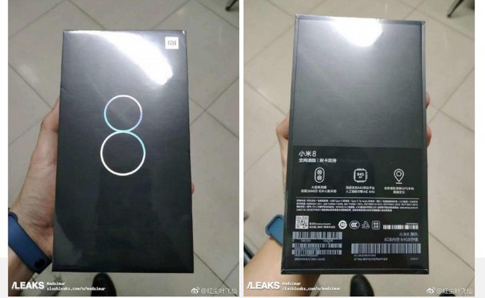 Rò rỉ hộp bán lẻ Xiaomi Mi 8 xác nhận thiết bị có camera kép, mô-đun GPS kép và không có jack 3.5mm