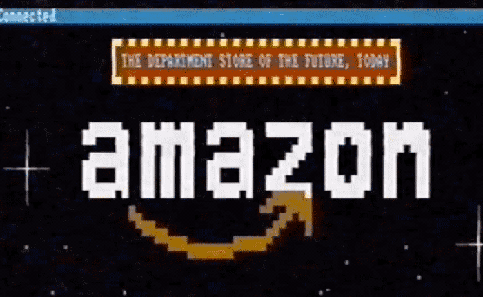 Giao diện của Amazon sẽ thân thiện và hiệu quả hơn cho việc mua sắm nếu nó ra đời vào những năm 80s