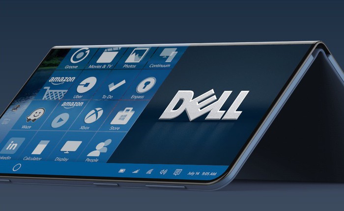 Không dừng lại ở máy tính, Dell còn âm thầm phát triển cả smartphone/tablet màn hình gập chạy Windows 10 ARM