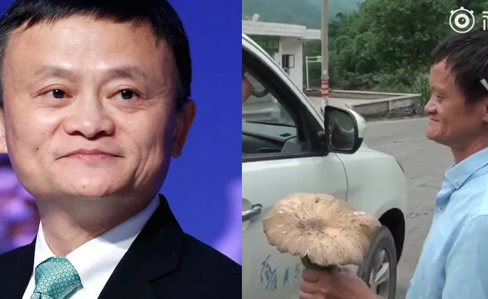 Trung Quốc: Phát hiện người đàn ông giống hệt Jack Ma rao bán nấm rừng ở ven đường