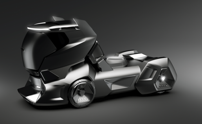 Concept xe tải Audi: Đẹp và sang hơn cả Tesla Semi
