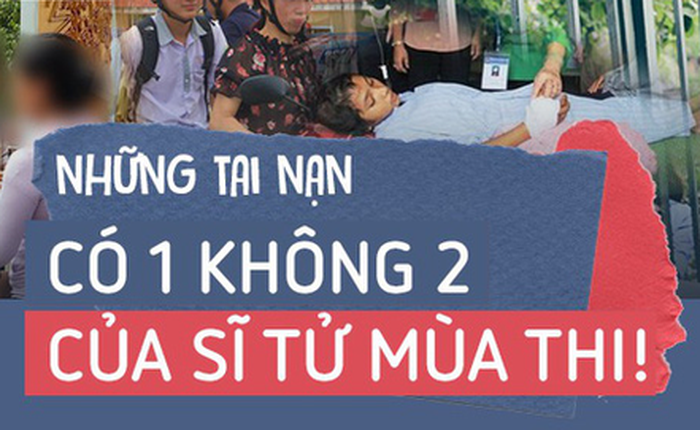 Tai nạn có 1 không 2 của sĩ tử: Xem World Cup nhỡ cả kỳ thi, tiêu chảy vì ăn đồ vỉa hè, hoãn mổ ruột thừa để dự thi THPT Quốc gia