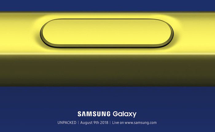 [Hot] Samsung chính thức công bố Galaxy Note9 sẽ được ra mắt vào ngày 9/8
