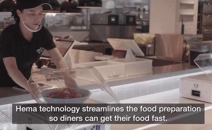 Alibaba mở nhà hàng tự động hóa, robot phục vụ từ A - Z, chỉ có đầu bếp là con người