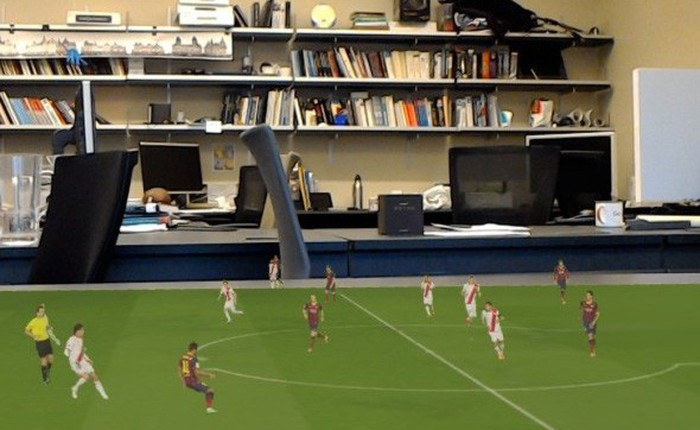 Công nghệ tái tạo một trận đấu bóng đá dưới dạng hình ảnh 3D, còn có cả khả năng thay thế công nghệ VAR đang gây ra vô vàn tranh cãi