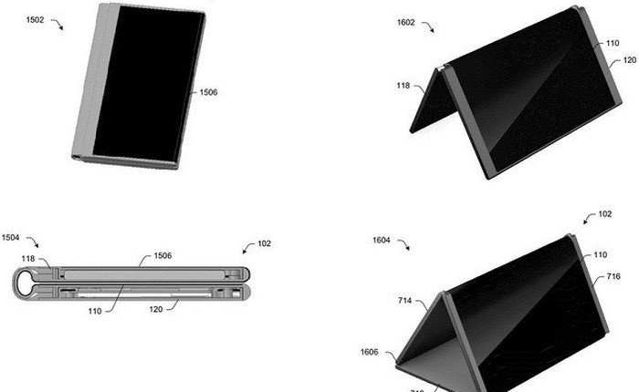 Surface Phone của Microsoft có khả năng "biến hình" với 5 tư thế khác nhau