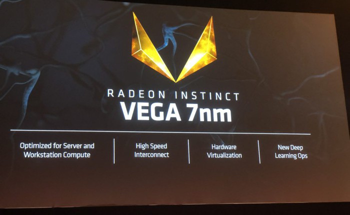 [Computex 2018] AMD ra mắt GPU tiến trình 7nm đầu tiên trên thế giới, sở hữu 32GB bộ nhớ HBM2