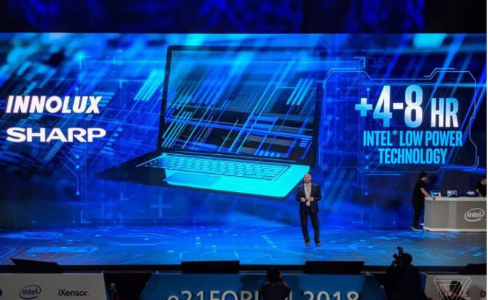 [Computex 2018] Intel ra mắt công nghệ màn hình mới giúp tăng thời lượng pin laptop lên 4 - 8 giờ