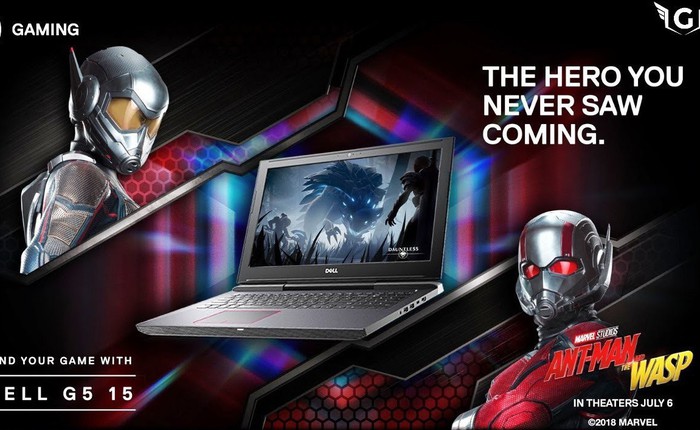 Fan Dell hào hứng thưởng thức Ant-man and the Wasp và trải nghiệm dòng laptop chơi game G series hoàn toàn mới
