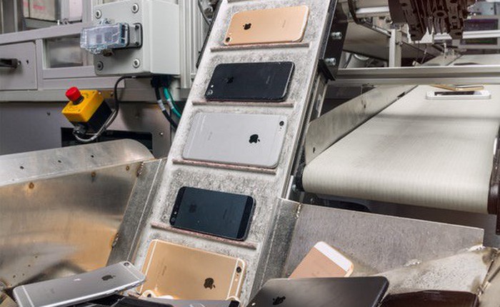 Cùng chiêm ngưỡng robot tái chế mới của Apple với khả năng tháo rời 200 chiếc iPhone trong 1 giờ