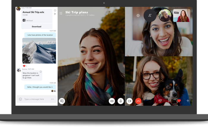 Microsoft ra mắt Skype 8.0: Hỗ trợ video HD, chia sẻ màn hình khi gọi điện, mã hóa cuộc gọi và tin nhắn