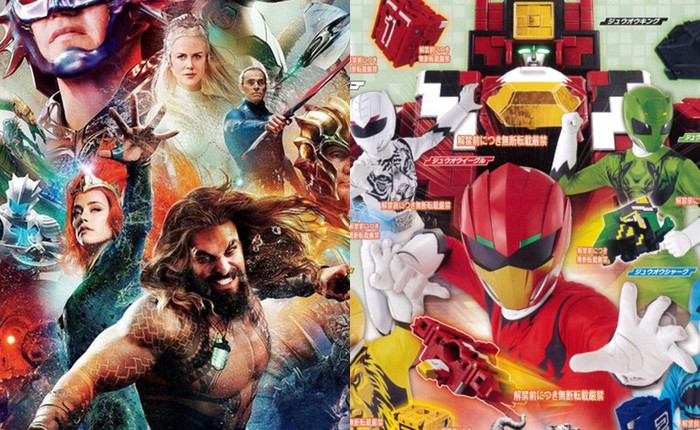 Vẫn chưa thoát kiếp bị chế, thêm một poster "Aquaman" bị sỉ là "màu mè như... 5 anh em siêu nhân"