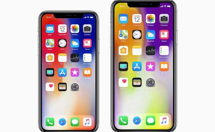 Màn hình iPhone X Plus sẽ có độ phân giải 1242x2688, cao hơn iPhone X nhưng vẫn kém xa Android