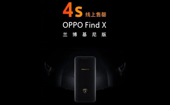 Oppo Find X Lamborghini Edition cháy hàng chỉ sau 4 giây mở bán tại Trung Quốc